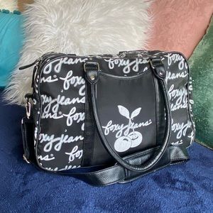 Vintage 2000 Y2K foxy jeans duffel gym bag
